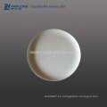 7 pulgadas de la forma redonda blanca pura placas de cena de cerámica baratas, placas finas de la cena de China del hueso fino